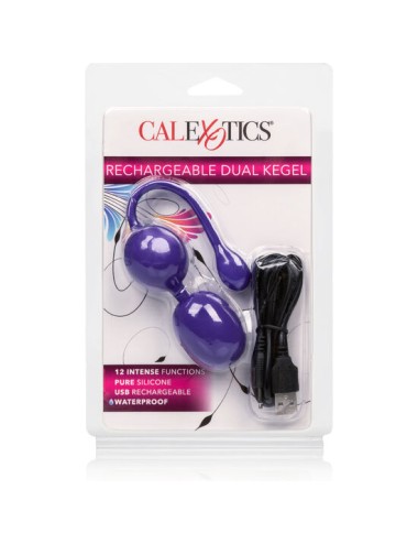 CALEXOTICS - RECARREGVEL DUPLO KEGEL ROXO