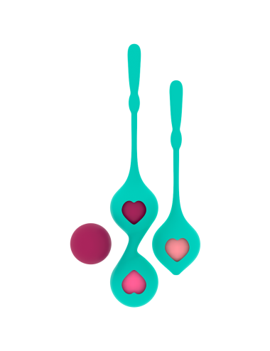 RITHUAL - CONJUNTO DE TREINAMENTO PÉLVICO DEVA AQUA GREEN