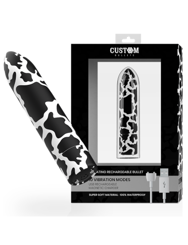 CUSTOM BULLETS - BALAS RECARREGÁVEIS VACA 10 INTENSIDADES