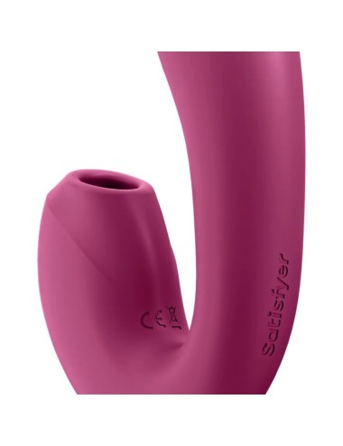 SATISFYER - APLICATIVO ESTIMULADOR E VIBRADOR SUNRAY VERMELHO