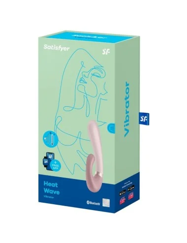 SATISFYER - APLICATIVO VIBRADOR DE ONDAS DE CALOR ROSA