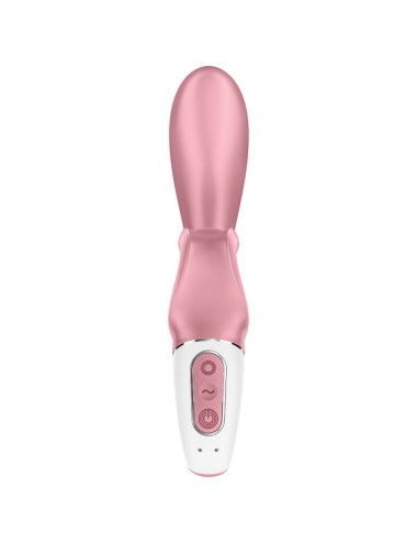 SATISFYER - APLICATIVO VIBRADOR DE COELHO HUG ME ROSA