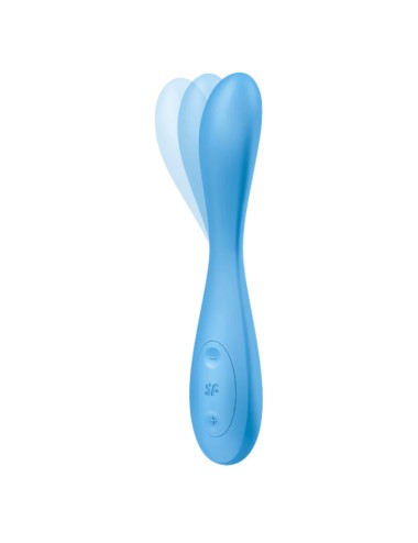 SATISFYER - APLICATIVO MULTIVIBRADOR G-SPOT FLEX 4+ AZUL