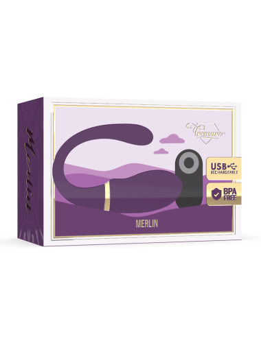 TREASURE - MERLIN DUPLO CONTROLE REMOTO VIBRADOR