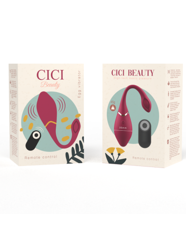 CICI BEAUTY - CONTROLE REMOTO PREMIUM SILICONE EGG VIBRADOR