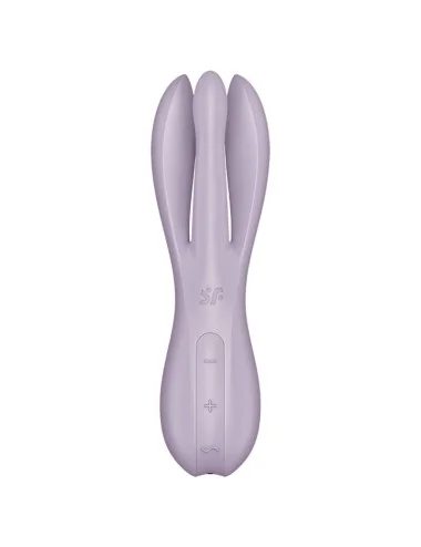 SATISFYER - VIBRADOR THREESOME 2 VIOLETA