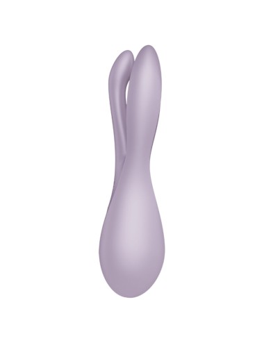 SATISFYER - VIBRADOR THREESOME 2 VIOLETA