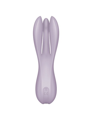 SATISFYER - VIBRADOR THREESOME 2 VIOLETA