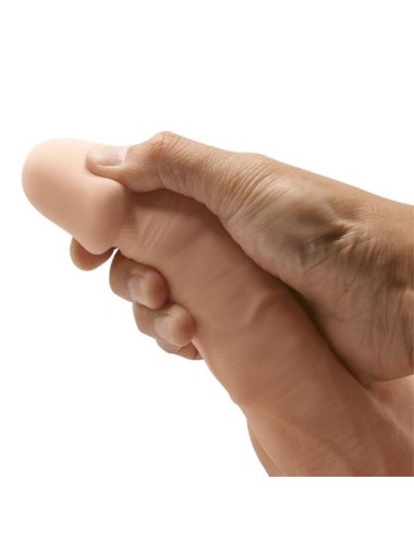 BAILE - BELO ENCONTRO BAHAMUT DILDO REALÍSTICO FLEXÍVEL 21.8 CM NATURAL
