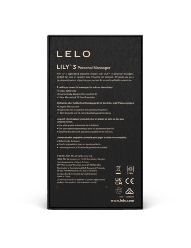 LELO - MASSAGADOR PESSOAL LILY 3 - VERDE POLAR