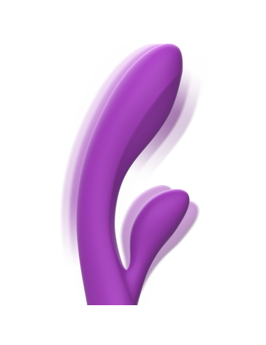 INTENSE - VIBRADOR LUIGI COELHO SILICONE LÍQUIDO ROXO