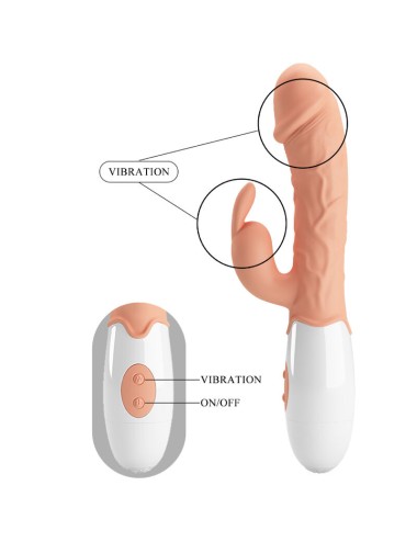 PRETTY LOVE - VIBRADOR COELHO DA PSCOA COM ESTIMULADOR