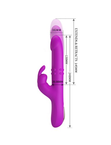 PRETTY LOVE - VIBRADOR REESE COM ROTAO ROXA PRETTY LOVE - VIBRADOR REESE COM ROTAO ROXA