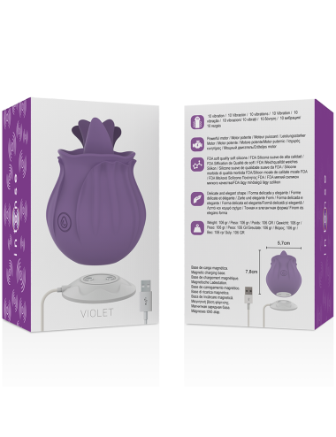 INTENSE - VIOLET CL TORIS STIMULATOR 10 VIBRATIONS LILS