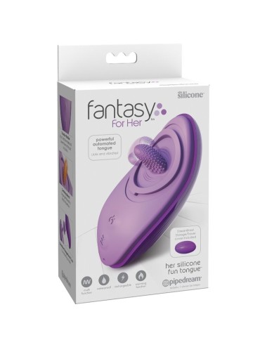 FANTASY FOR HER - LÍNGUA DIVERTIDA DE SILICONE ROXA