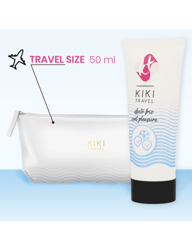 KIKÍ TRAVEL -  LUBRIFICANTE COM EFEITO DE REFRIGERAÇÃO 50 ML