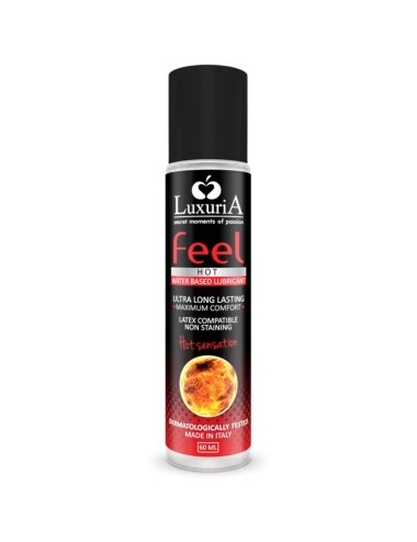 INTIMATELINE - LUXURIA FEEL HOT SENSATION LUBRIFICANTE BASE DE GUA 60 ML