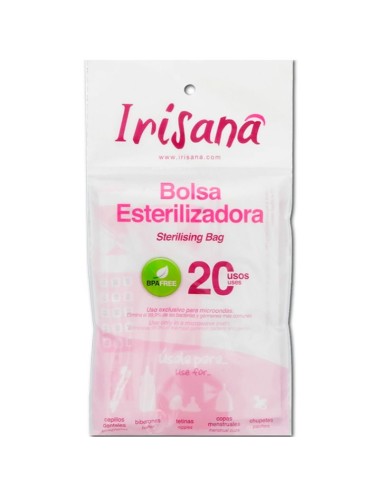 IRISANA - SACO ESTERILIZADOR COPO VAGINAL 1 UNIDADE