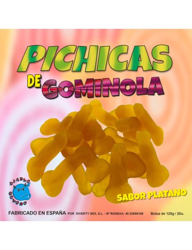 DIABLO GOLOSO - FATIAS DE GOMA DE BANANA