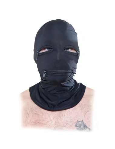 FETISH FANTASY SERIES - CAPUZ COM ZÍPERS PRETO