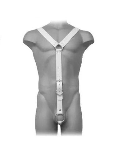 LEATHER BODY - ARNÊS DE COURO HOMENS BRANCOS