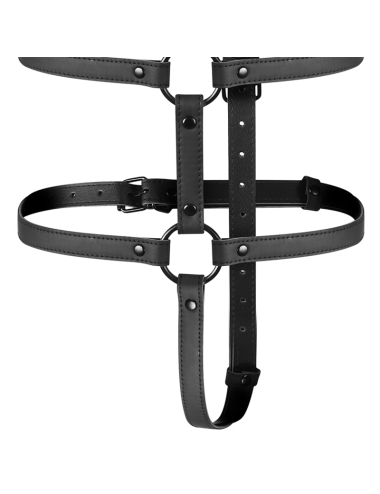 FETISH SUBMISSIVE BONDAGE - ARNÊS AJUSTÁVEL TORSO E BRAÇOS