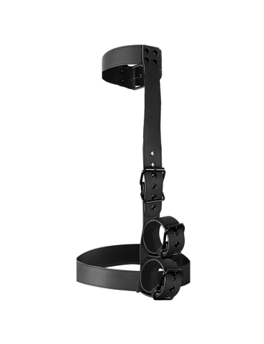 FETISH SUBMISSIVE BONDAGE - CONJUNTO DE RESTRAINT CORPORAL DE COLAR E PULSO