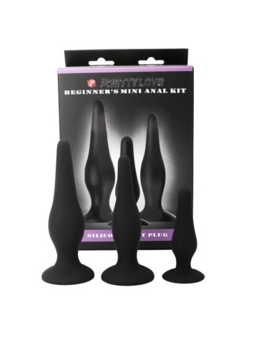 PRETTY LOVE - KIT DE INICIAO DE SILICONE PARA PLUGS ANAIS