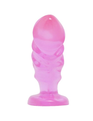 BAILE - PLUG ANAL UNISEXO COM VENTOSA ROSA