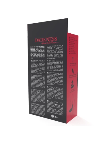 DARKNESS - PLUG ANAL PRATA 8 CM COM CAUDA PRETA