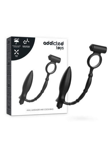 ADDICTED TOYS - PLUG ANAL COM ANEL VIBRATÓRIO