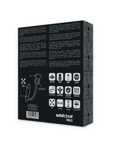 ADDICTED TOYS - PLUG ANAL COM ANEL VIBRATÓRIO