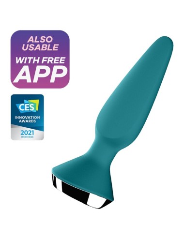 SATISFYER - VIBRADOR PLUG ILICIOUS 2 PLUG VERDE