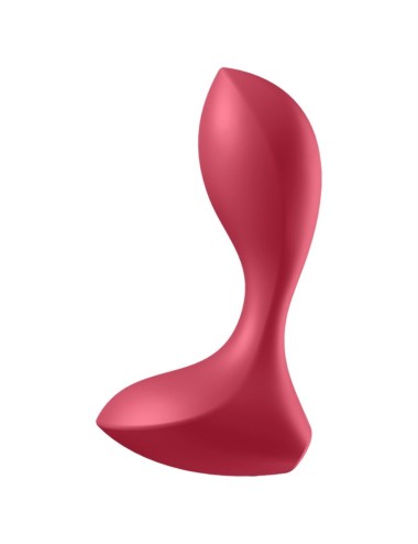 SATISFYER - PLUG VIBRATÓRIO BACKDOOR LOVER VERMELHO