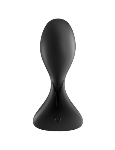 SATISFYER - APLICATIVO DE PLUGUE VIBRATÓRIO TRENDSETTER PRETO