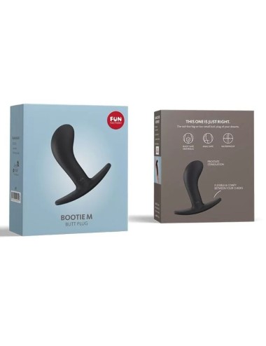 FUN FACTORY - BOOTIE ANAL PLUG MÉDIO PRETO