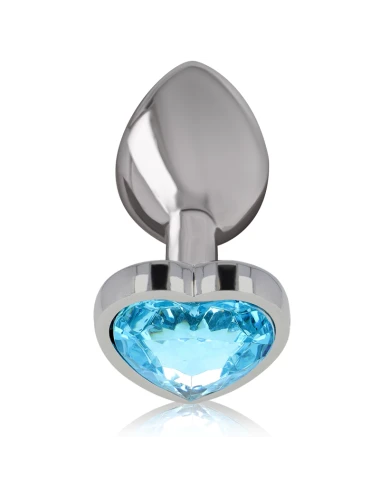 INTENSE - PLUG ANAL DE ALUMÍNIO METAL CORAO AZUL TAMANHO M