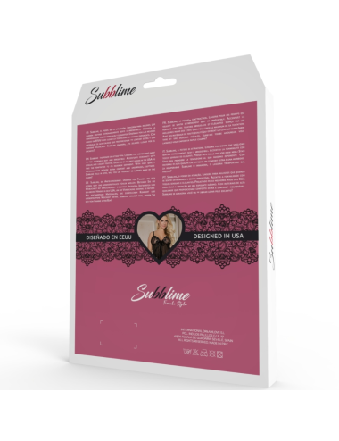 SUBBLIME - CORSET CORSET E CORREIA PRETA S / M