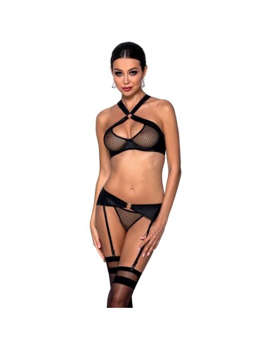 PASSION - CONJUNTO DE COURO ECOLÓGICO AMANDA S/M