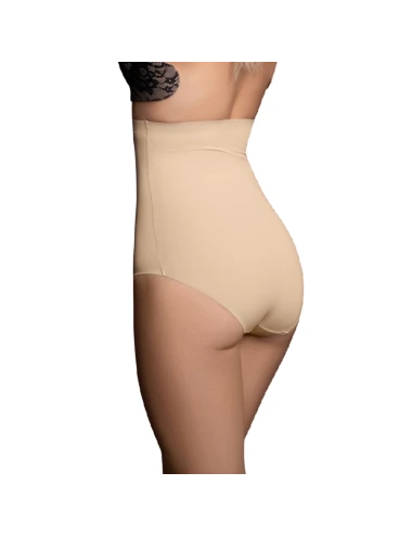 BYE-BRA - CINTO SEM EMENDA ESTILO PANTIES BEIGE TAMANHO XXL