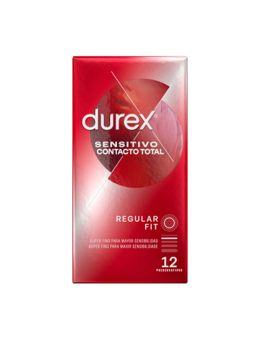 DUREX - CONTATO SENSÍVEL TOTAL 12 UNIDADES