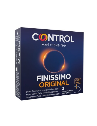CONTROL - PRESERVATIVOS FINISSIMO 3 UNIDADES