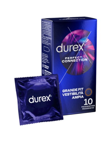 DUREX - CONEXÃO PERFEITA LUBRIFICAÇÃO EXTRA DE SILICONE 10 UNIDADES