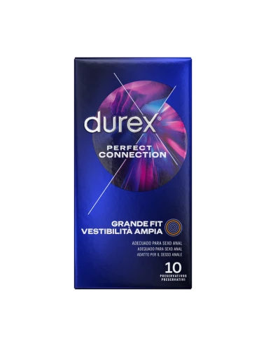 DUREX - CONEXÃO PERFEITA LUBRIFICAÇÃO EXTRA DE SILICONE 10 UNIDADES