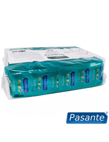 PASANTE - SACO TROPICAL DE PRESERVATIVOS 144 UNIDADES