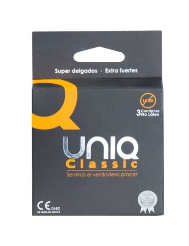 UNIQ - CLASSIC SEM LÁTEX PRESERVATIVOS 3 UNIDADES