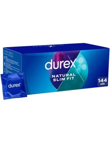 DUREX - NATURAL SLIM FIT BÁSICO 144 UNIDADES