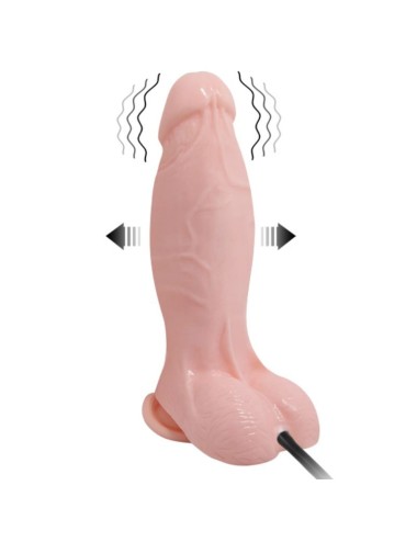 BAILE - DILDO VIBRANTE E INFLVEL REALISTA 18.8 CM