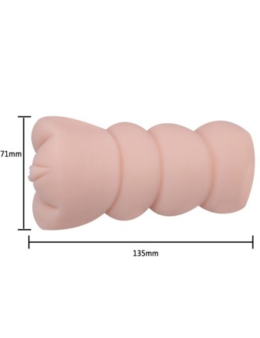 CRAZY BULL - MASTURBADOR DE PELE DE GUA VAGINA MODELO 3