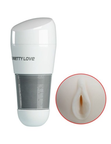 PRETTY LOVE - MASTURBADOR DE VAGINA KITTY WHITE